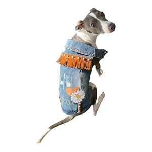 M/L western denim jacket